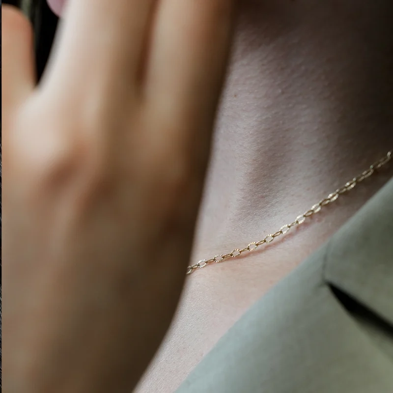 Grace: Gold Oval Link Chain - Image 2