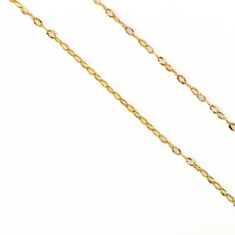 Grace: Gold Oval Link Chain