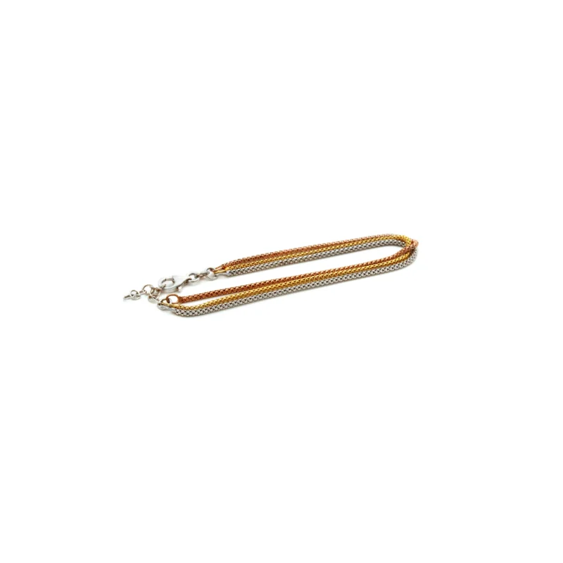 The Alloy: Triple Layered Multicoloured Bracelet - Image 3