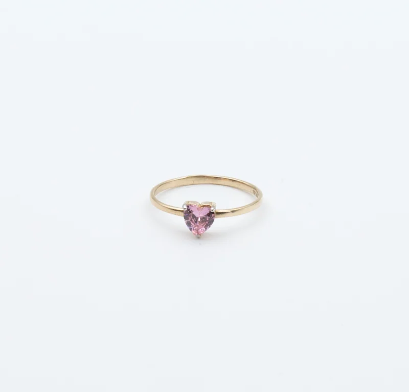 The Sweetheart II: 10k Gold Heart Shaped Ring