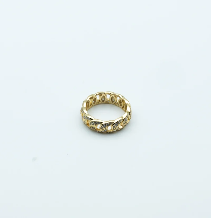 The Smart III: Gold Cuban Link Ring