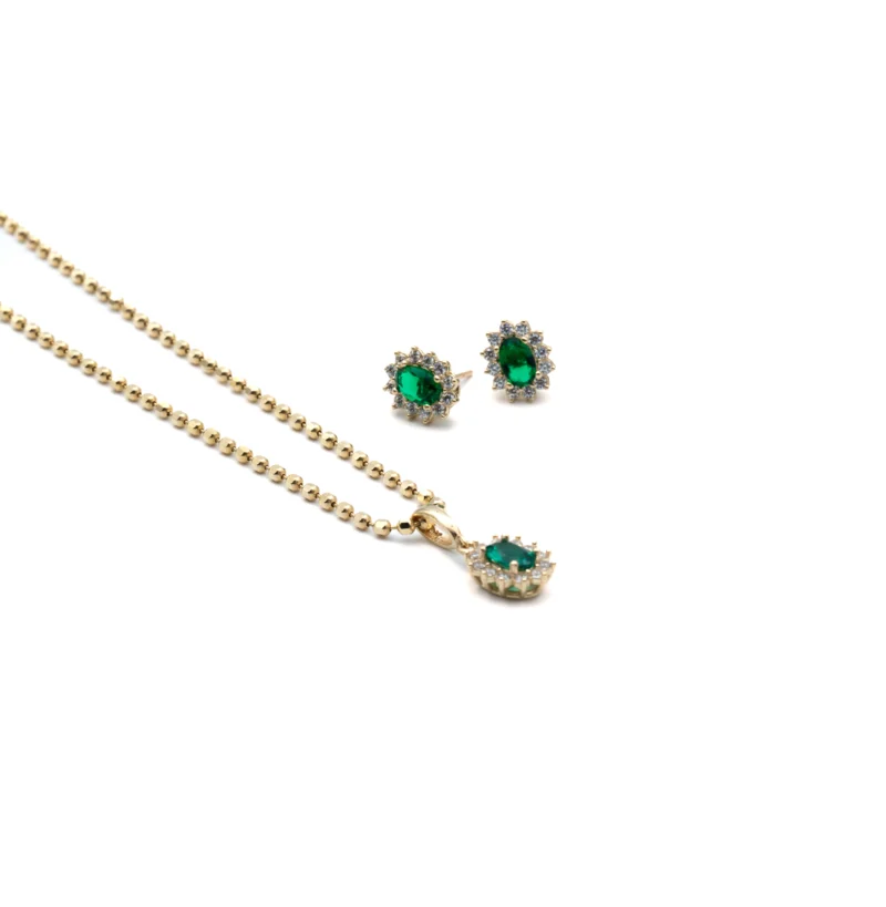Victoria II: 10k Gold Oval Pendant