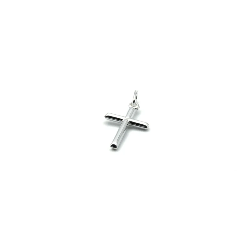 The Cross: Medium Sized Silver Cross Pendant - Image 2