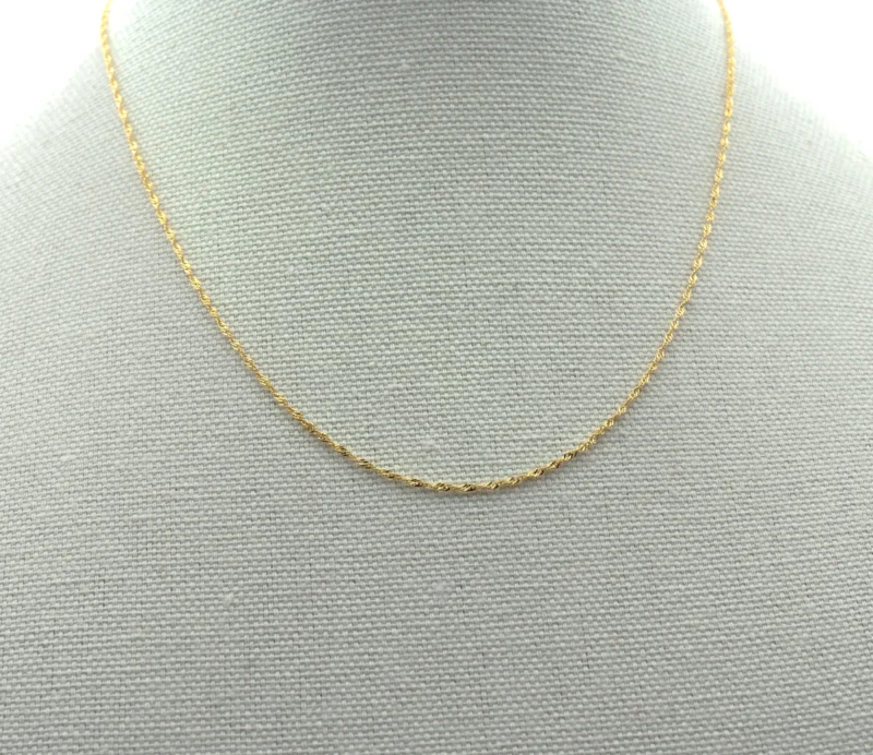 The Gold Scroll II: Gold Spiral Chain Necklace - Image 2