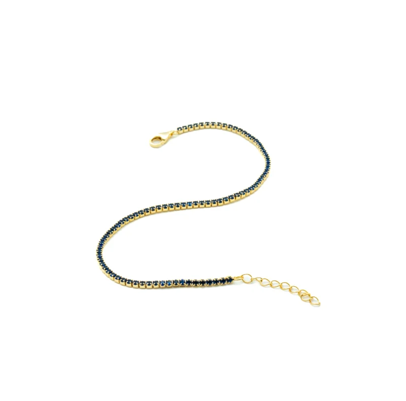 The Tennis III: Cubic Zirconia Adjustable Tennis Bracelet - Image 7