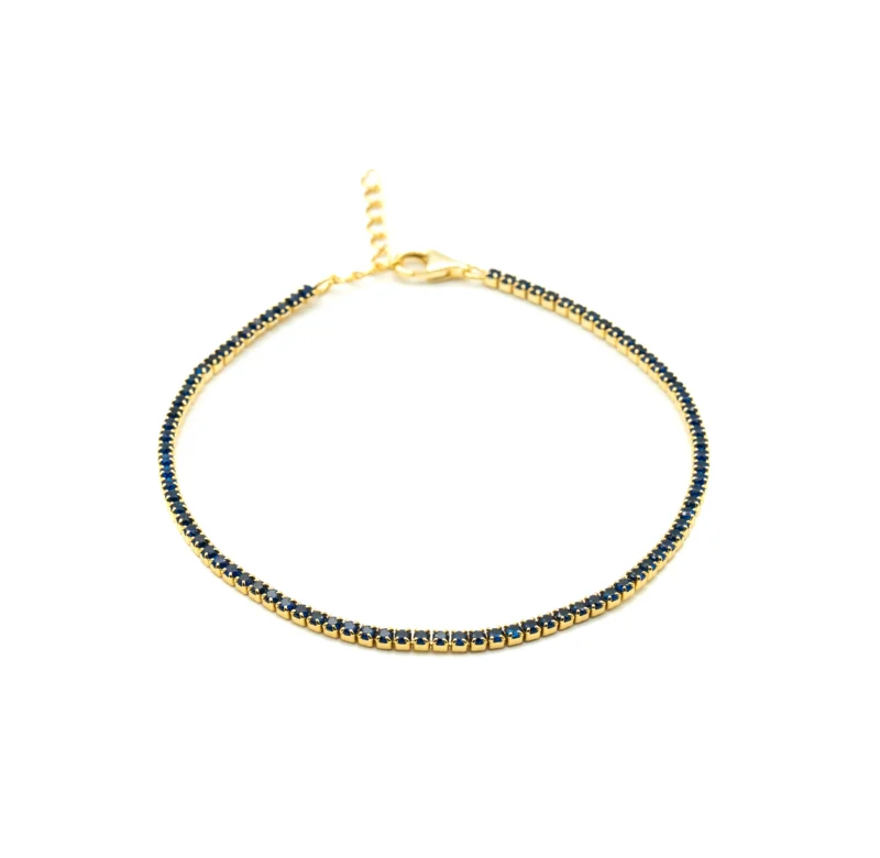 The Tennis III: Cubic Zirconia Adjustable Tennis Bracelet - Image 8