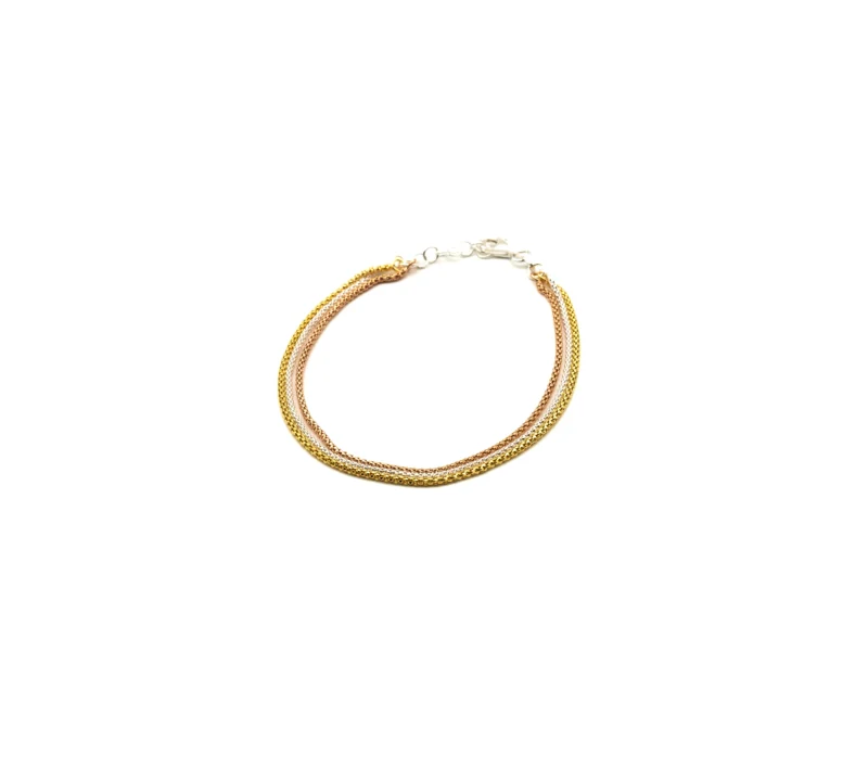 The Alloy II: Triple Layered Adjustable Anklet - Image 3