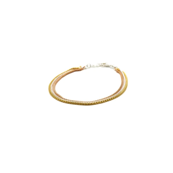 The Alloy II: Triple Layered Adjustable Anklet