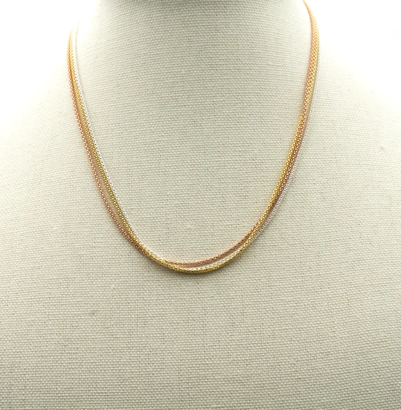 The Alloy III: Triple Layered Adjustable Necklace - Image 3