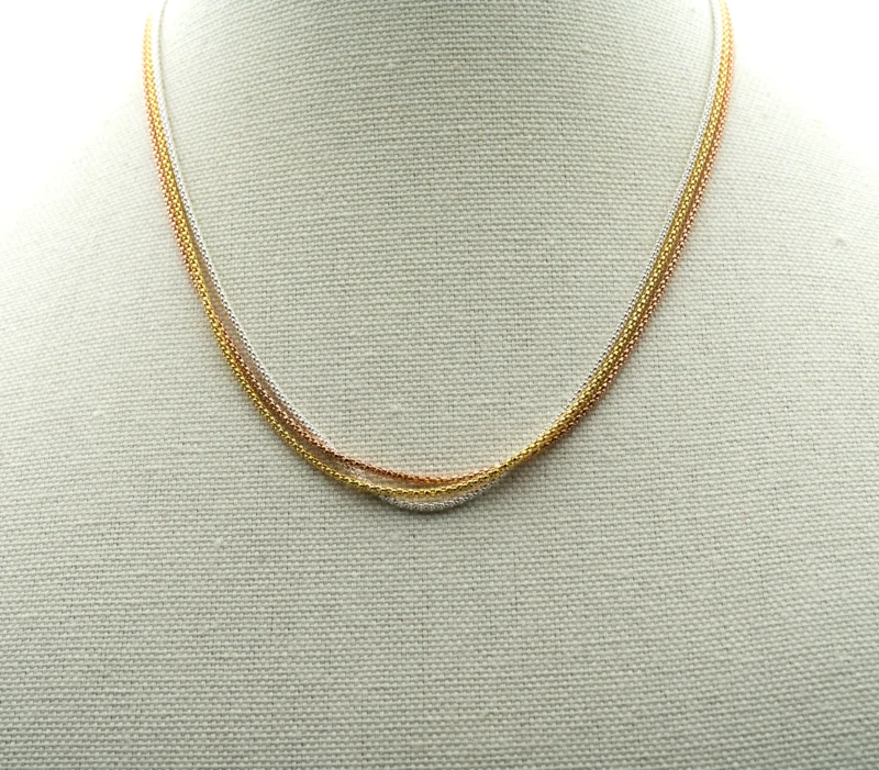 The Alloy III: Triple Layered Adjustable Necklace - Image 4