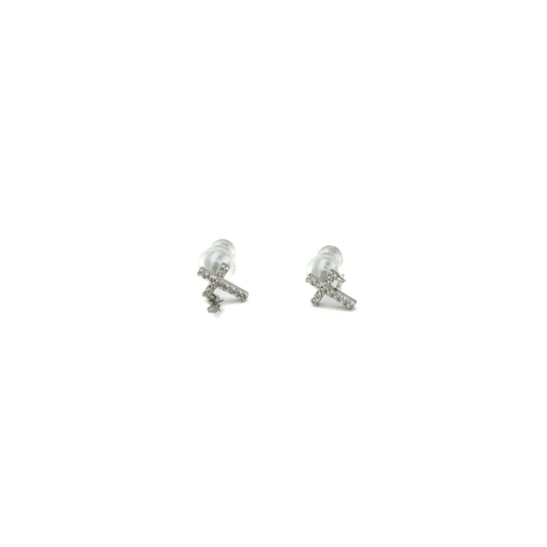 Glory: Cross Dangle Stud Earrings