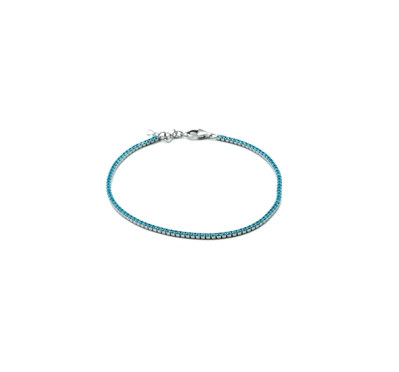 The Tennis III: Cubic Zirconia Adjustable Tennis Bracelet - Image 12