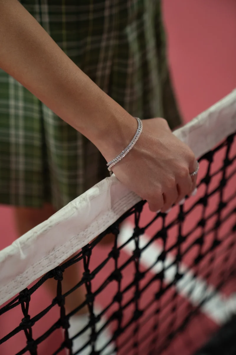 The Tennis III: Cubic Zirconia Adjustable Tennis Bracelet - Image 16