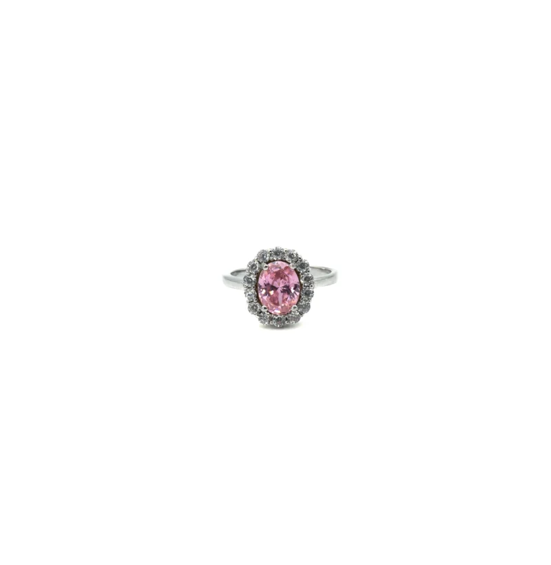 Elizabeth II: Sterling Silver Oval Stone Ring - Image 5