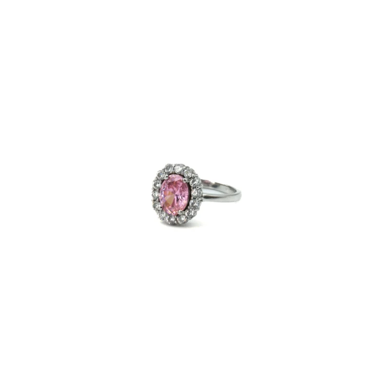 Elizabeth II: Sterling Silver Oval Stone Ring - Image 2