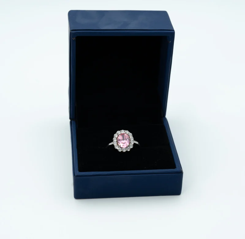 Elizabeth II: Sterling Silver Oval Stone Ring - Image 7