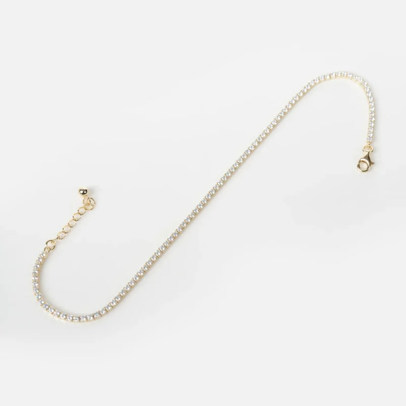 The Tennis II : Gold Tennis Anklet