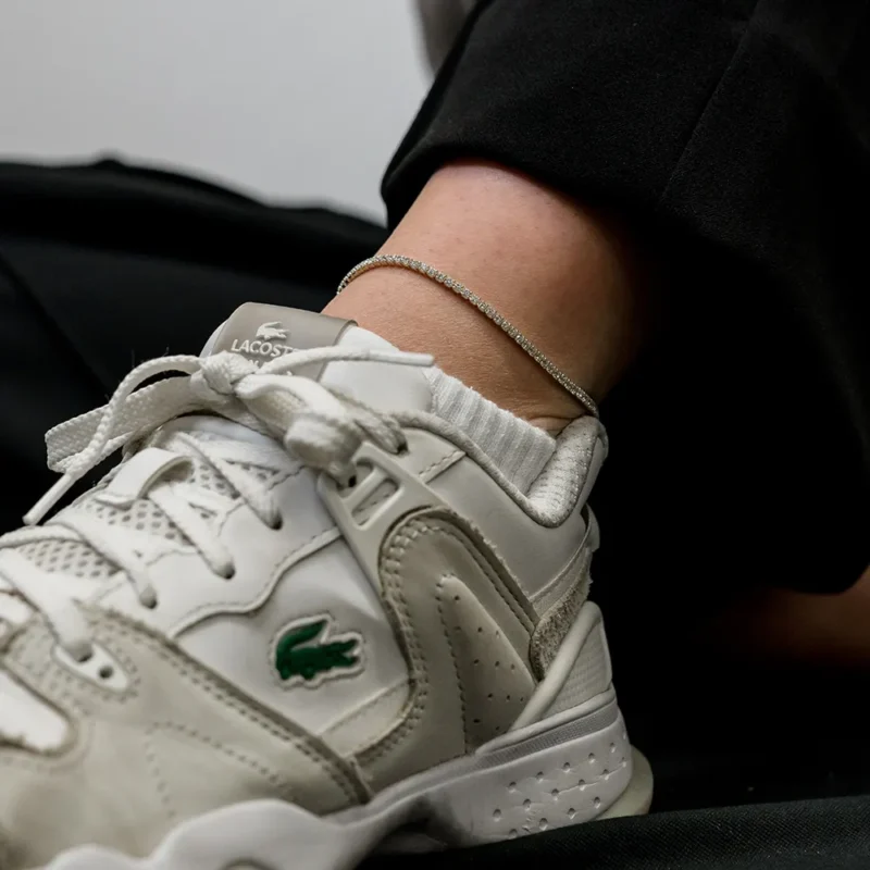 The Tennis II : Gold Tennis Anklet - Image 2