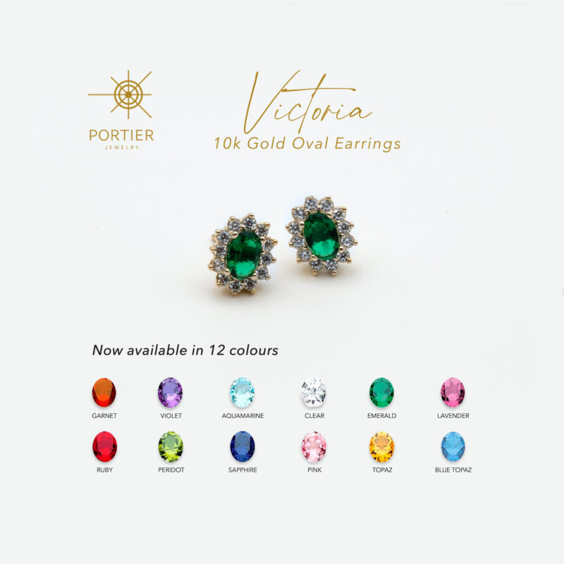 Victoria 12 colours - Portier Jewelry