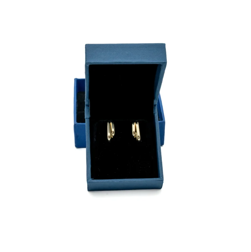 Nova: Chunky Double Hoop Earrings - Image 6